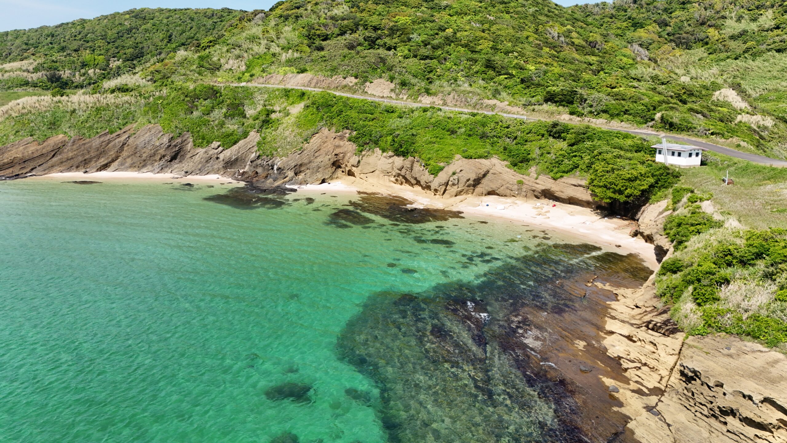 宇久島の風景：大浜海水浴場